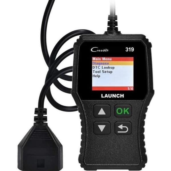 LAUNCH CR319 Scanner Auto Diagnostik OBD2 / EOBD/Can til at Læse og Slette Motorfejlkoder, EVAP System Tester