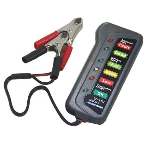 Batteri- og Alternator Tester 12V