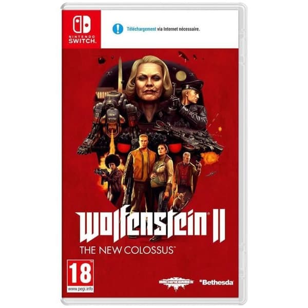 Wolfenstein II: The New Colossus • Nintendo Switch-spel