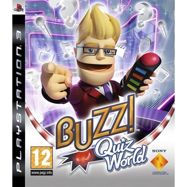 BUZZ QUIZ VERDEN / PS3 KONSOL SPIL- USED