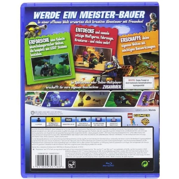 Warner Bros. Interactive Lego Worlds PS4- USED