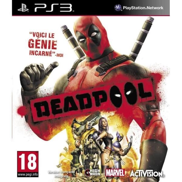 X MEN DEADPOOL / Spil til PS3- USED