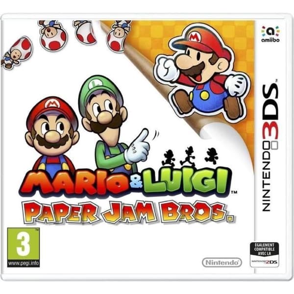 MARIO & LUIGI PAPPER JAM BROS 3DS