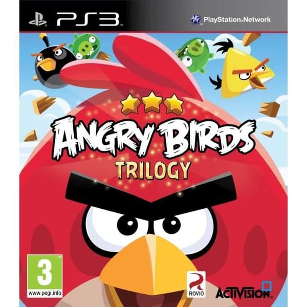 Angry Birds Trilogy Spil PS3- USED