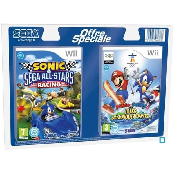 BIPACK SONIC / Wii konsolspel