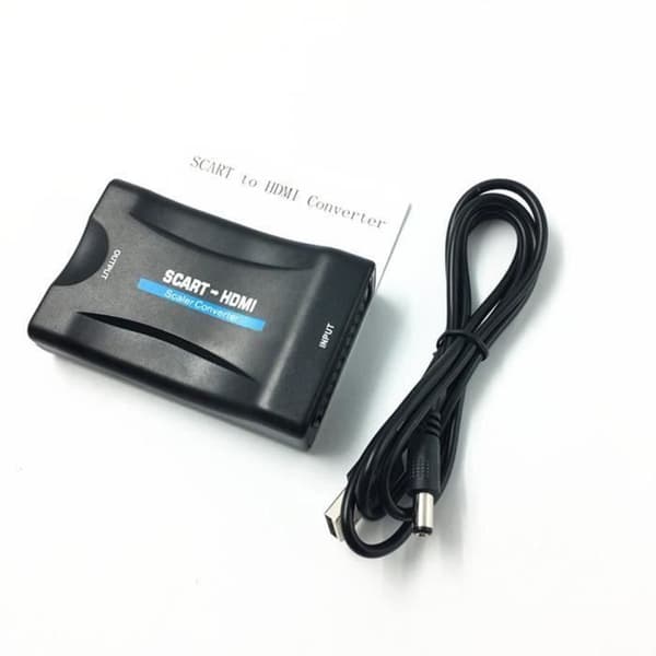 SCART til HDMI-adapter - sort