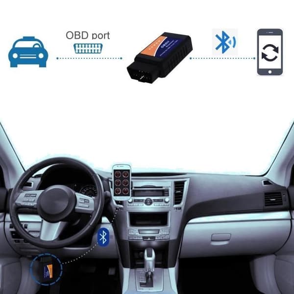 Scanner OBD2 - ALPEXE - ELM327 - Bluetooth - Universel - MULTIMARKE