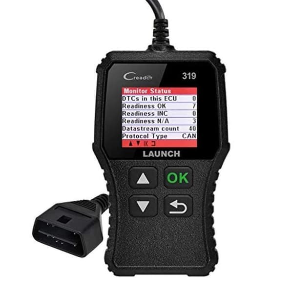LAUNCH CR319 Scanner Auto Diagnostik OBD2 / EOBD/Can til at Læse og Slette Motorfejlkoder, EVAP og Sensor Tester
