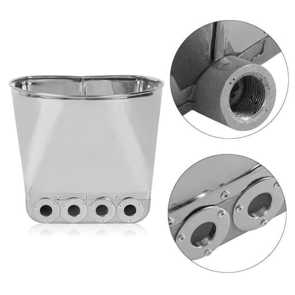 Morter Spraypistol - Rustfrit Stål - Grå - 6 bar
