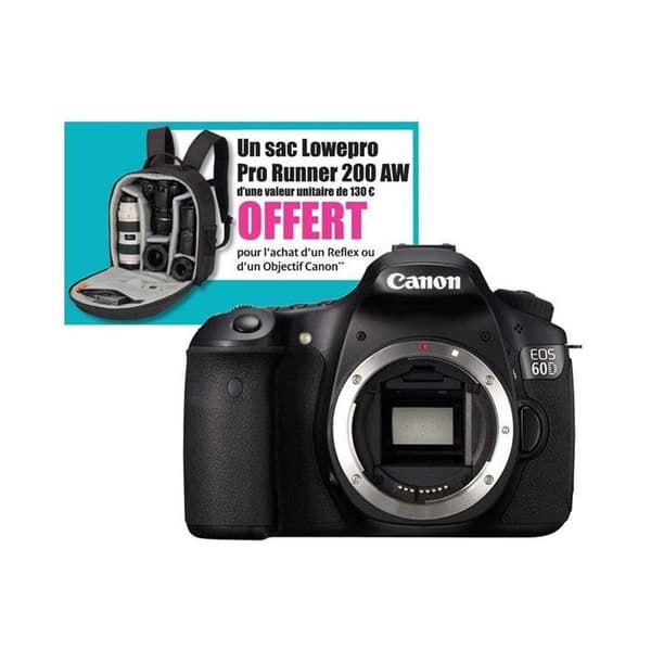 Canon EOS 60D kropp utan objektiv