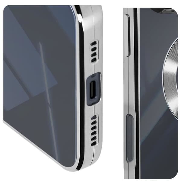 AVIZAR Skyddsfodral för iPhone 16 Pro - Halvstyv - Grå - Stötsäker
