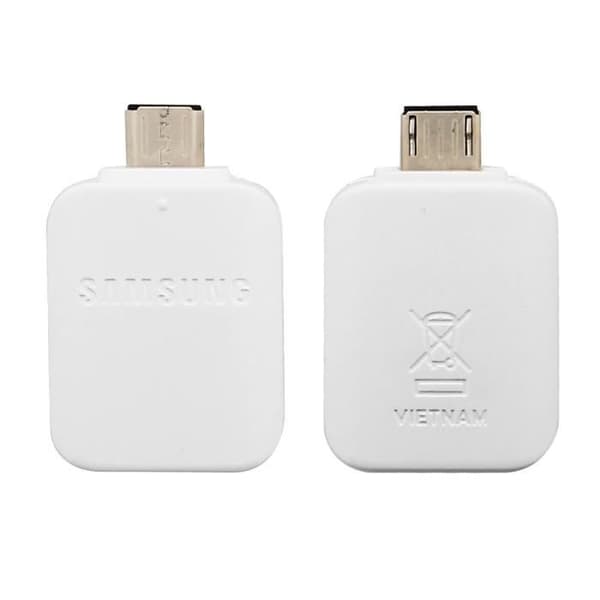USB OTG-adapter - SAMSUNG - Micro-USB - Vit - Dataöverföring - 1 styck