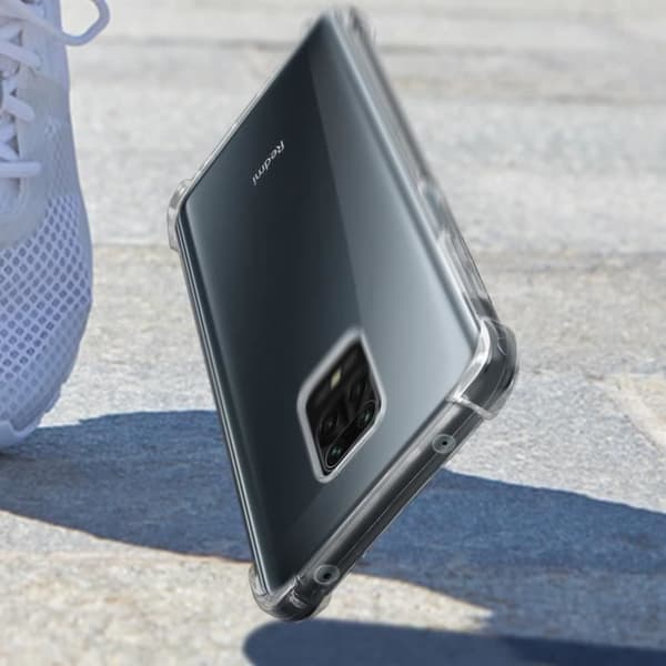 Coque - Akashi - Redmi Note 9S / 9 Pro / 9 Pro Max - Flexibel - Stötsäker - Transparent Vit