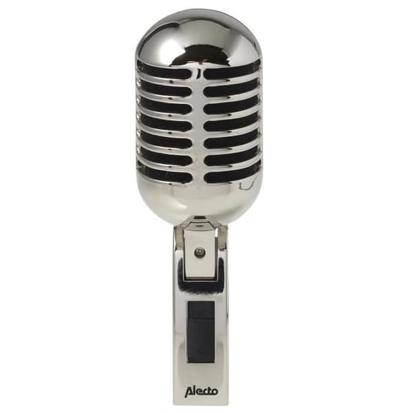 Alecto UDM-60 - Retro mikrofon, krom