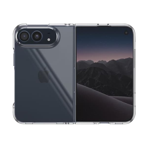 iPhone-fodral Duo Hård Fällbar Hög Skydd Stötsäker Transparent