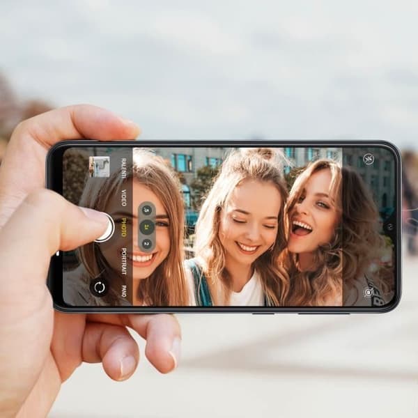 Samsung A13 4G främre kamera - främre utbyteslins - Svart - 6 g