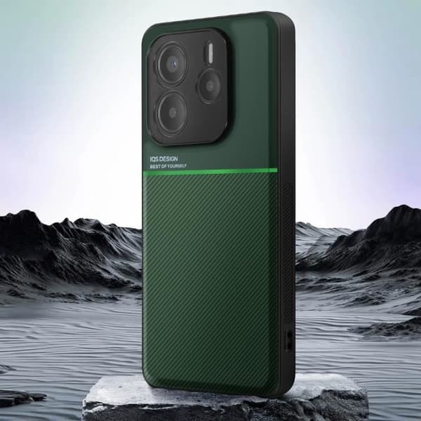 Coque - Xiaomi - Redmi Note 14 5G - Stöttålig - Bi-material - Grön