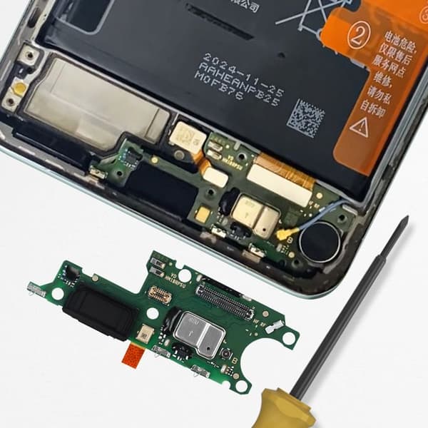 USB-C-kontakt för Magic 7 Lite med SIM-kortläsare / Micro Service Pack Honor Grön