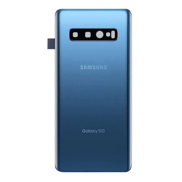 Batteri Cache - Samsung - Galaxy S10 - Original - Bakre snap-on - Blå
