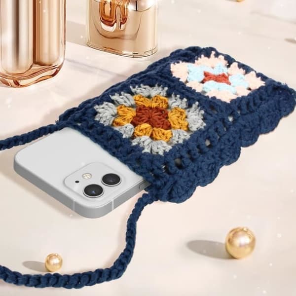 Sock Case - WavePocket - Hollow Woven - Colorful Patterns - Soft - Blue