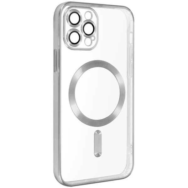 Coque - Apple - iPhone 12 Pro - Silikon - Silver - MagSafe