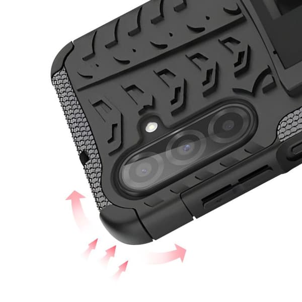 Coque - Samsung Galaxy A26 - Stötsäker - Fällbar ställning - Videostöd