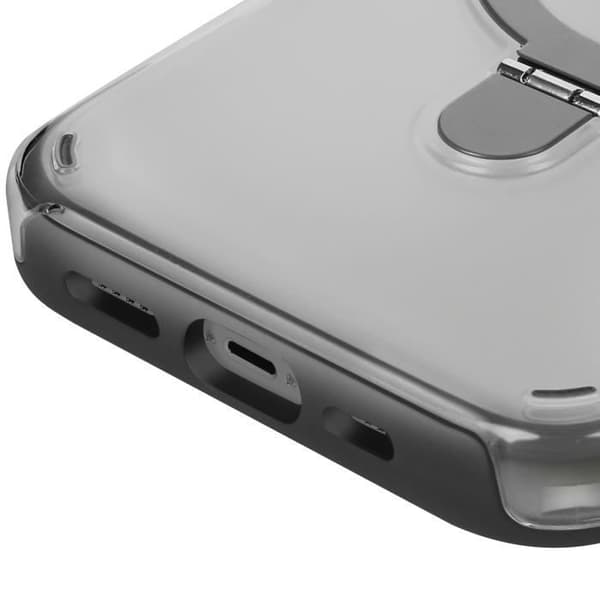 Coque MagSafe för iPhone 13 Pro Max Stöttålig med Fällbart Stöd Svart