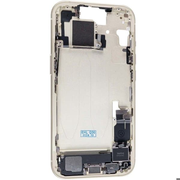 Centrala chassi för iPhone 15 Reservram Gult