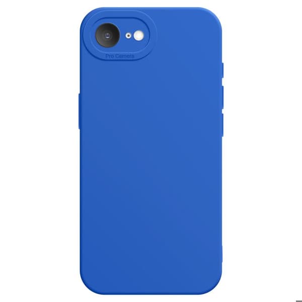 Coque - iPhone - 16e - Mjuk Silikon - Skyddad Kamerablock - Blå