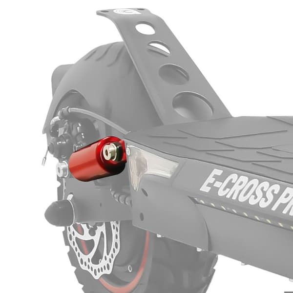 Bakhjul Shock för UrbanGlide E-Cross Pro Röd