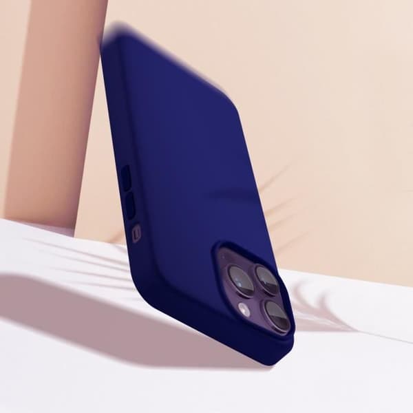 Skyddsskal - Moxie - iPhone 14 Pro Max - Semi-stivt - Mikrofiberfoder - Matt soft-touch yta