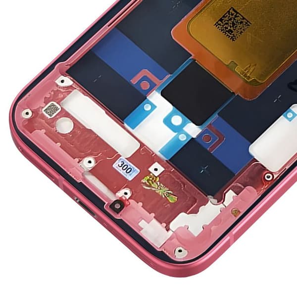 Ersättningscentralschassi för Google Pixel 9a Service Pack Google Rosa