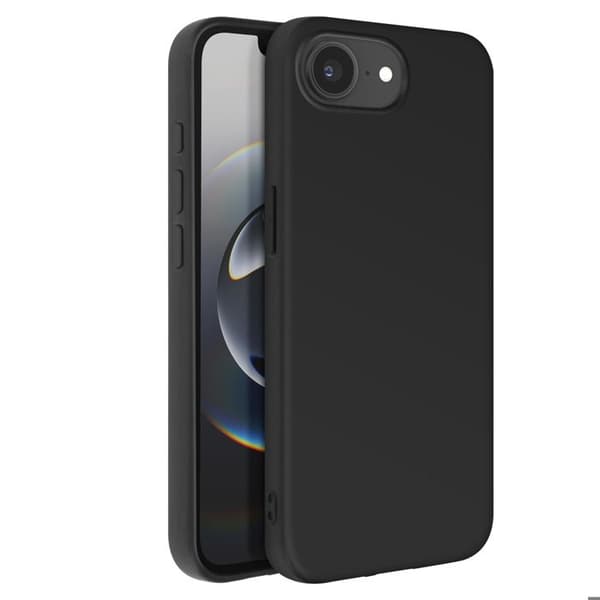Siliconfodral för iPhone 17 i robust svart