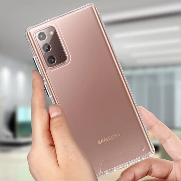 Skydd - Samsung - Galaxy Note 20 - Stöttålig - Transparent - Mjuk