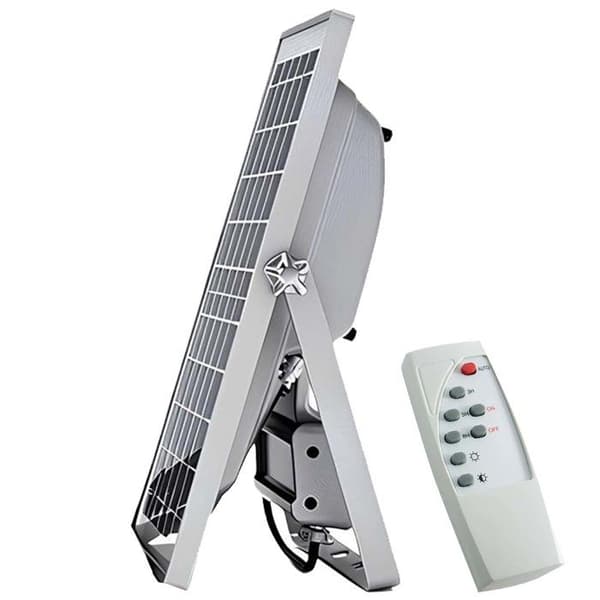LED-solprojektor - AVIZAR - 200W - Separat solpanel - Litiumbatteri - Fjärrkontroll