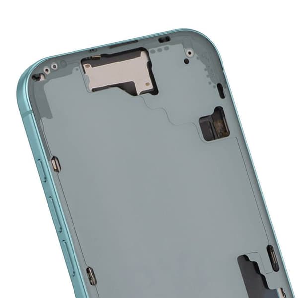 Centralt chassi för iPhone 16, exakt och säker passform, grön