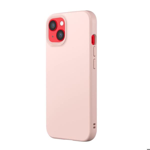 Skydd för iPhone 15 Plus MagSafe Flexibel Stötsäker SolidX Serie Rhinoshield Rosa