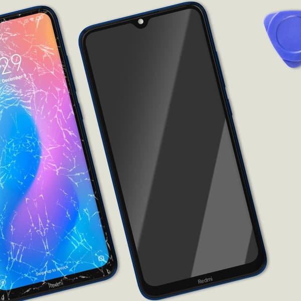 LCD-skärm - XIAOMI - Redmi Note 8T - Original - Förmonterad - Nattblå