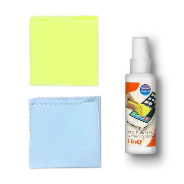 Kit Screen Cleaner Spray 100ml + 2 LinQ Pocket Design Microfiberdukar