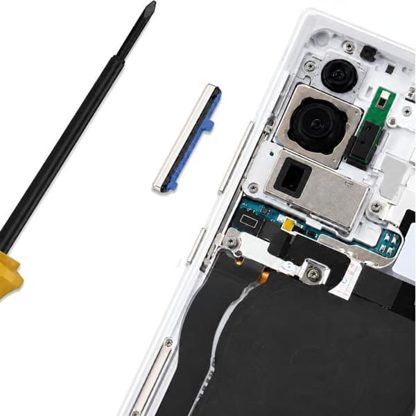 Volymknapp för Samsung Galaxy Note 20 Ultra Service Pack Samsung Vit