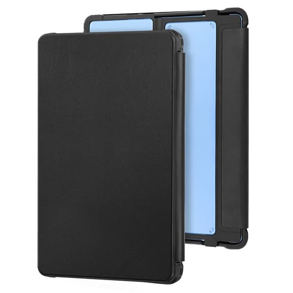 Fodral för Microsoft Surface Pro 11 och 9 - Stötsäker - Justerbart Stöd - Svart Konstläder