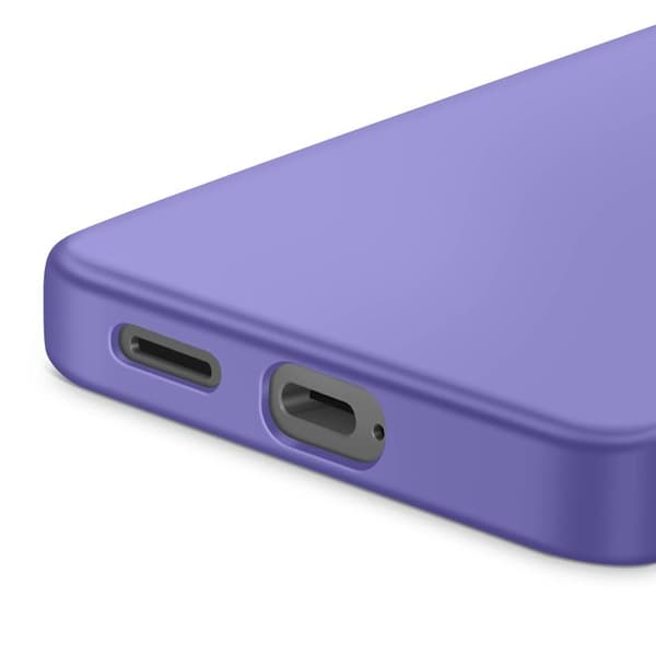 Coque för Galaxy S25 Edge Soft-Touch i Halvstyvt Lila