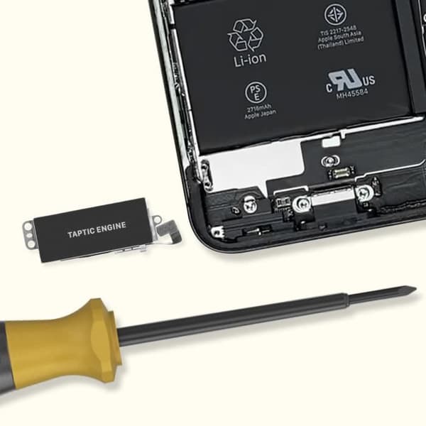 Ersättningsvibrator för Apple iPhone X Svart