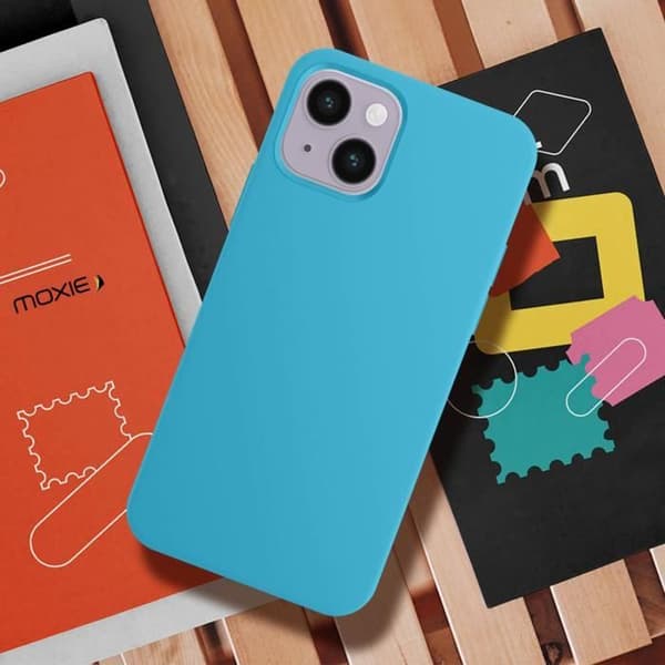 Skyddsfodral - Moxie - iPhone 14 - Halvstyv hybrid - Mikrofiberfoder - Matt soft-touch finish