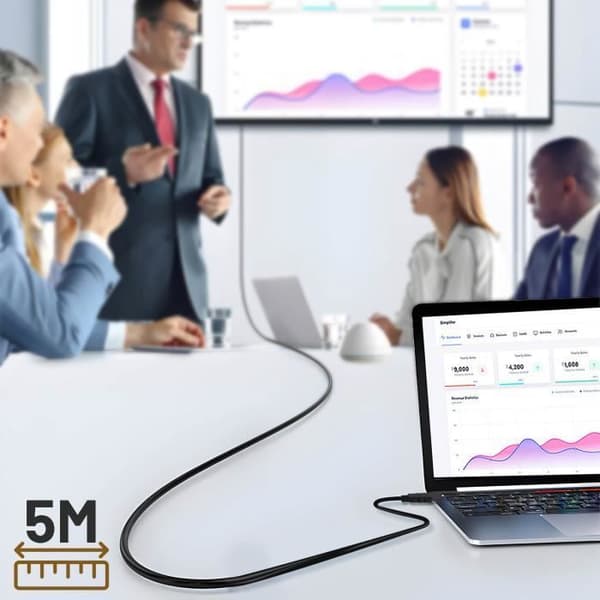 Videoadapter - Ej specificerad - 5m - HDMI hane till DVI hane - Full HD 1080p - Plug and play