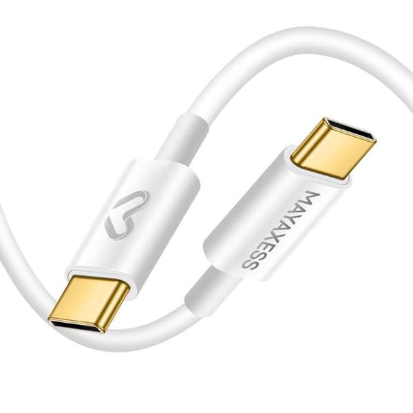 USB-C laddningskabel för Google Pixel 10 Pro 1m Mayaxess Vit