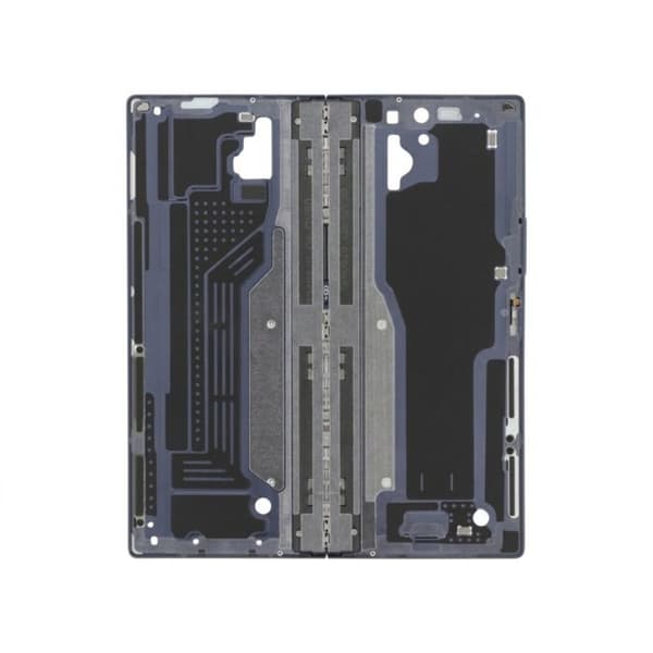 Originalt Centralt Chassi för Galaxy Z Fold 6 Service Pack Samsung Mörkblå