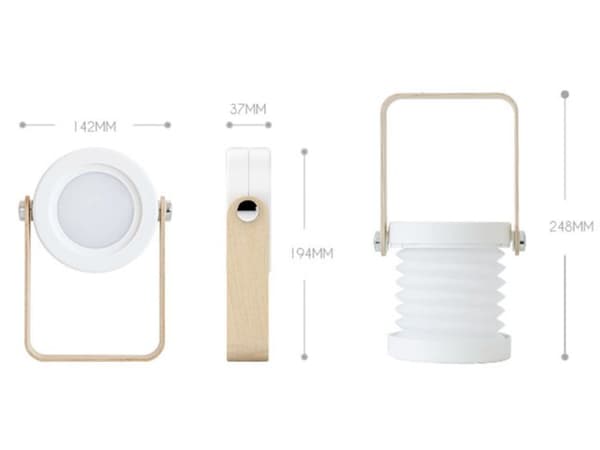 Modulär nattlampa Lantern Modell Zen Guld