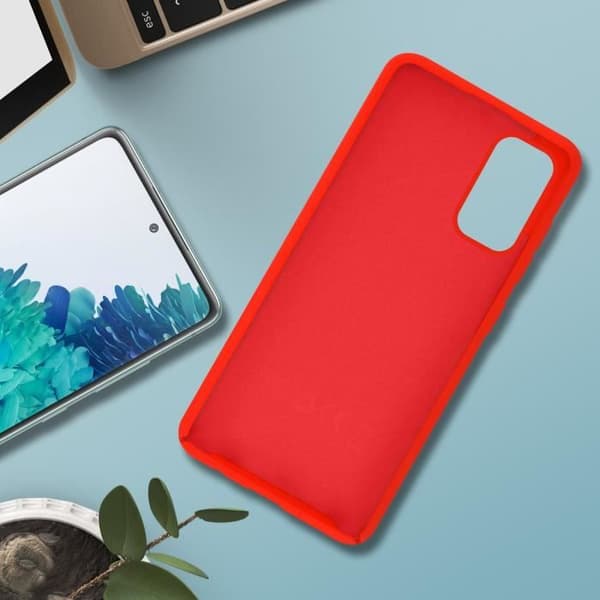 Coque - Samsung - Galaxy S20 FE - Semi-rigid - Soft Touch - Röd