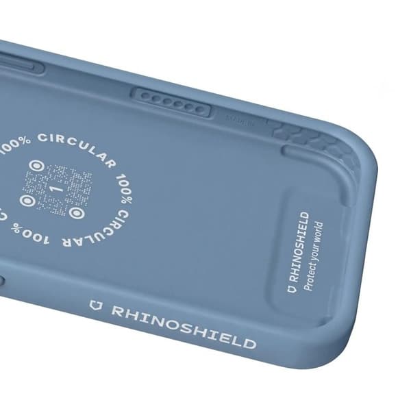 Skyddsfodral för iPhone 16 Modell SolidX Soft Touch Stötsäker Rhinoshield Blå